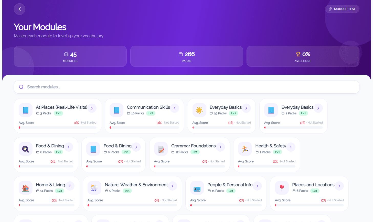Web Modules