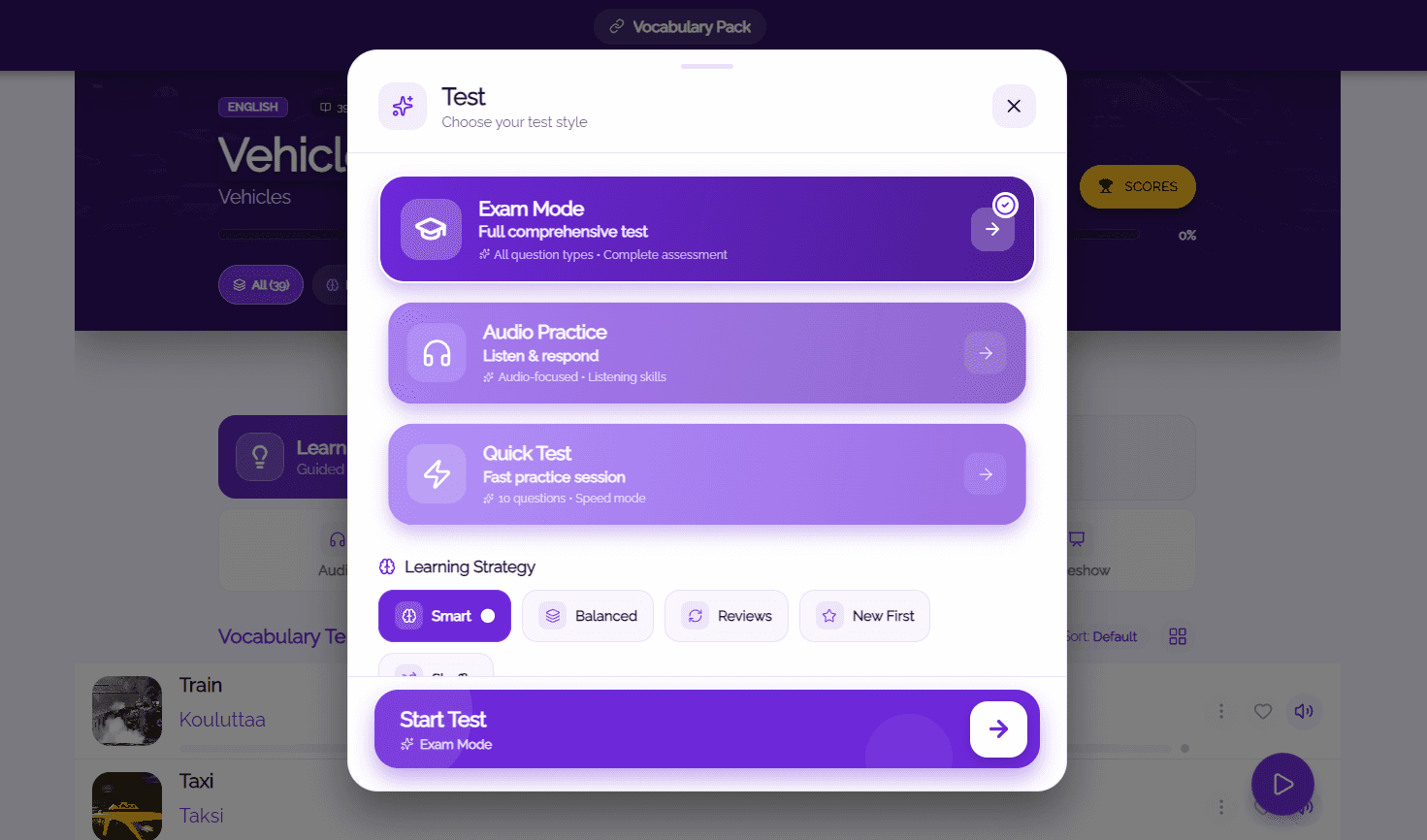 Web Test Config
